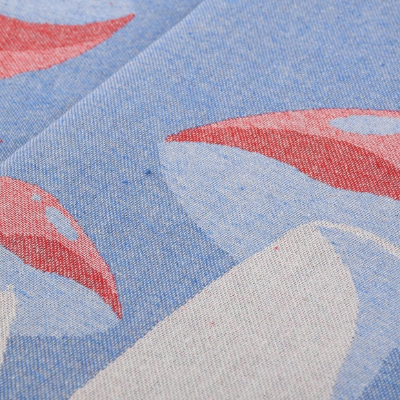 The Mushroom Travel Towel Blanket Reversible 100% Organic Cotton - Picture 3 of 13